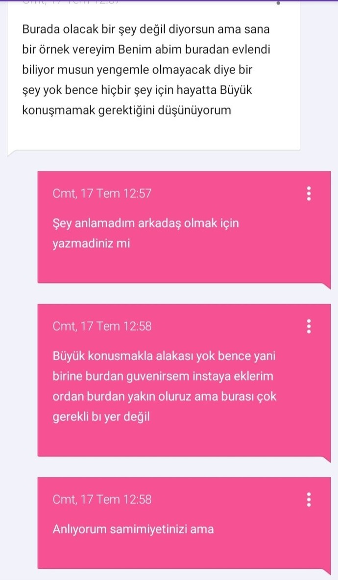 Kizlara neden mesaj atıldığı zaman hemen bir ego kasma oluyor?