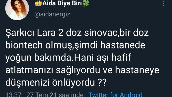 Hani aşı (ruhsatsız deney sıvısı) koruyordu?