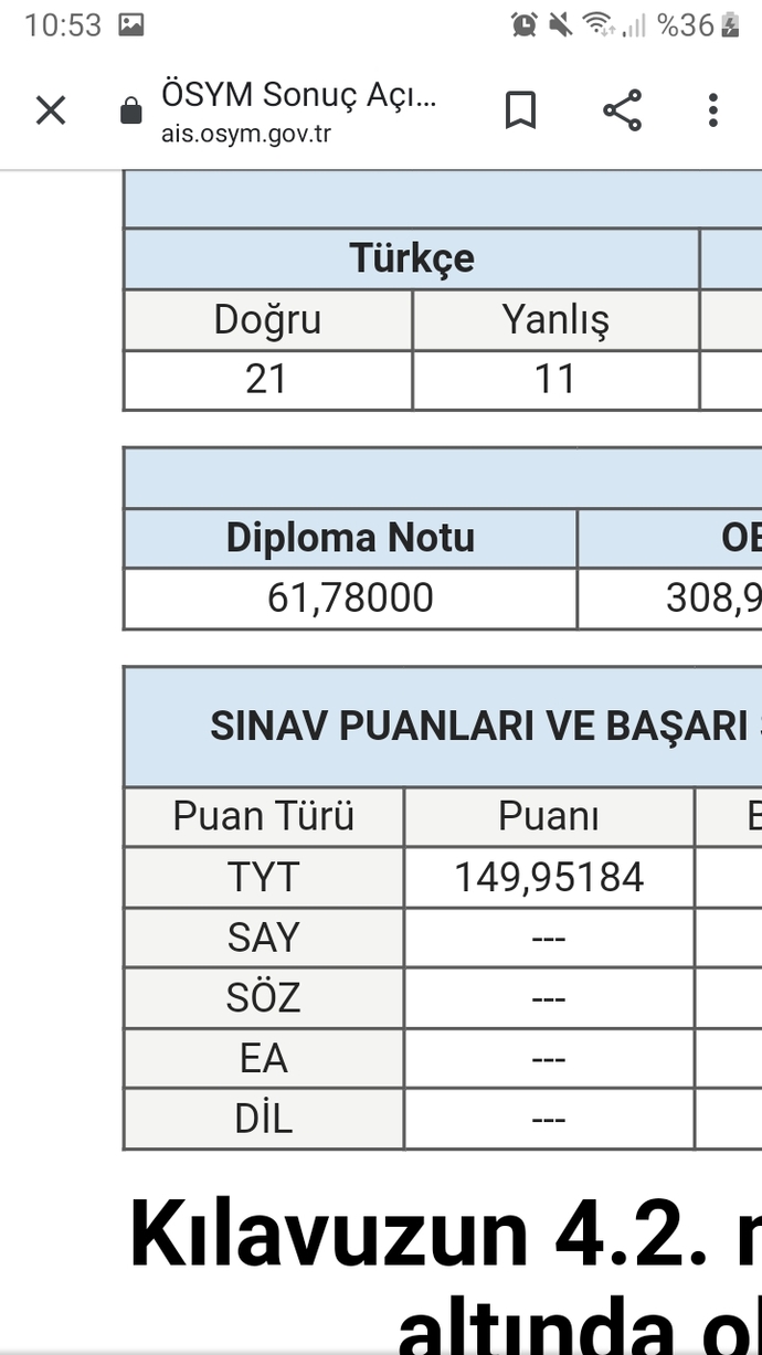 2021 YKS sonuçları açıklandı. Sonuçlar nasıl KScanlar?🧐