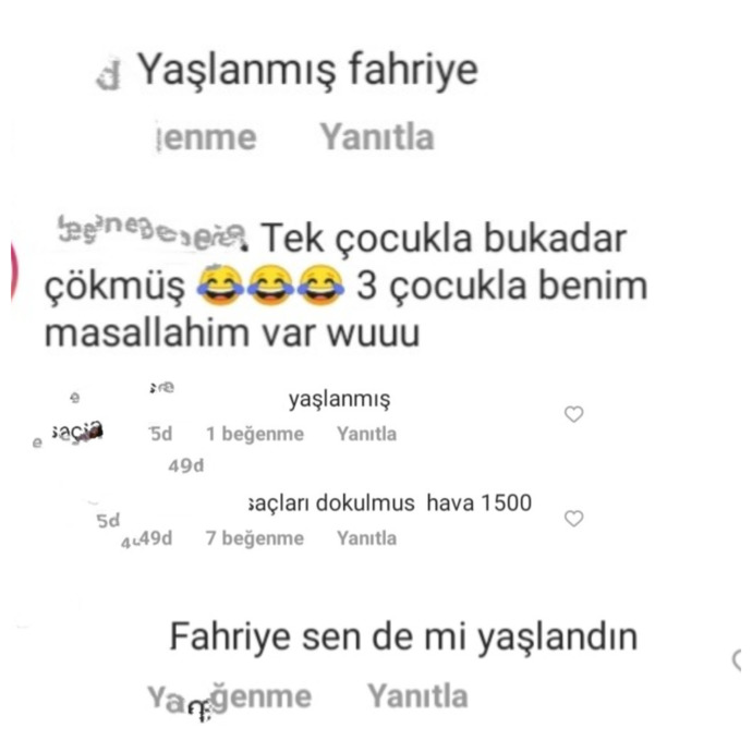 Fahriye Evceni takipçileri yaşlı buldu! Sizce yaşlandı mı?