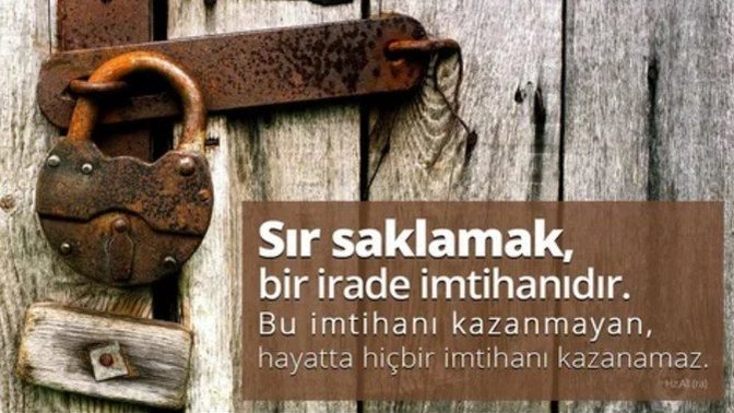 Sır tutamayan kişiyle  olur musunuz?