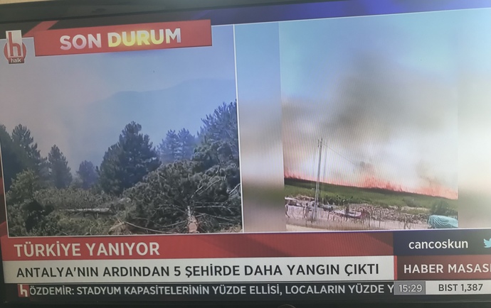 #Manavgat #Marmaris #Mersin #Osmaniye #Alanya #Bodrum son olarak #Kütahya ülkenin bir çok noktası Alev alev yanıyor. Sizce neden?