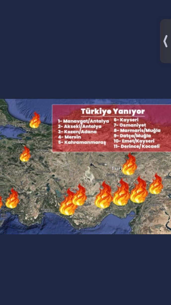 Muğla Marmaris'te orman yangını. Sizce bilinçli mi yangın çıkartılıyor?