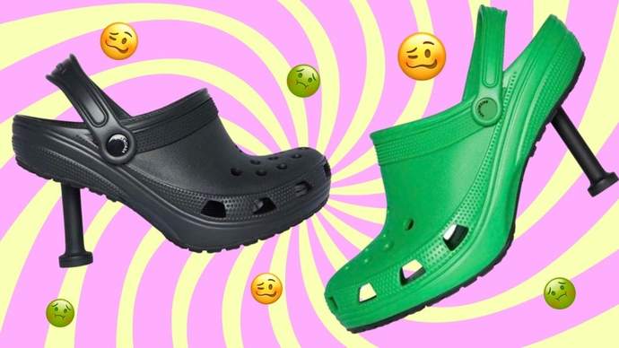 Crocs terliklerden sonra, Crocs stiletto çıktı! Crocs stilettoları beğendiniz mi?
