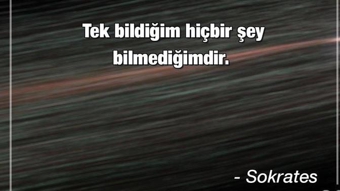 Şu hayatta en iyi bildiğiniz şey nedir?