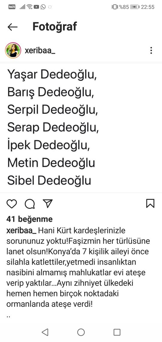 Hani kürt kardeşlerinizle sorunlarınız yoktu?