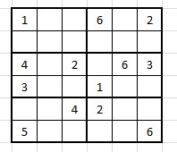 6x6 sudoku