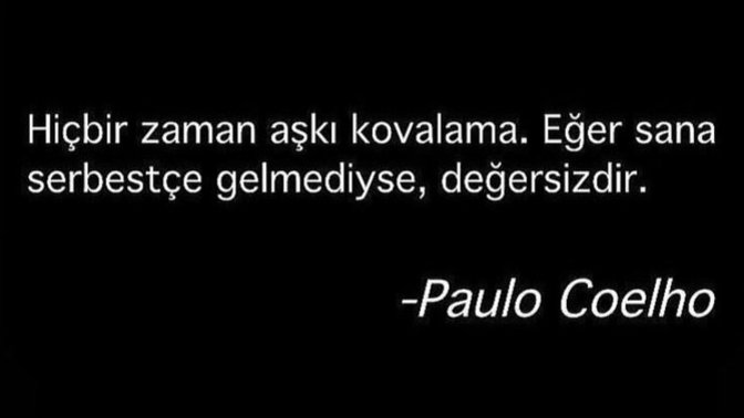 Aşkı kovalamak doğru mu?