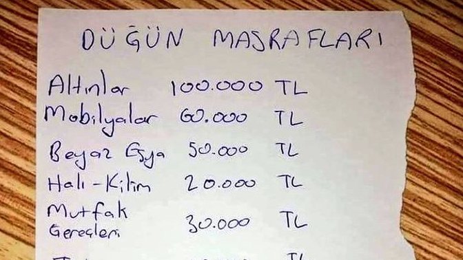 Düğün masrafları sizce çok mu arkadaşlar?