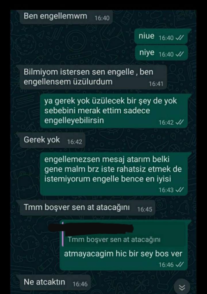 Ayni cocuktan 2. kez red yedim?