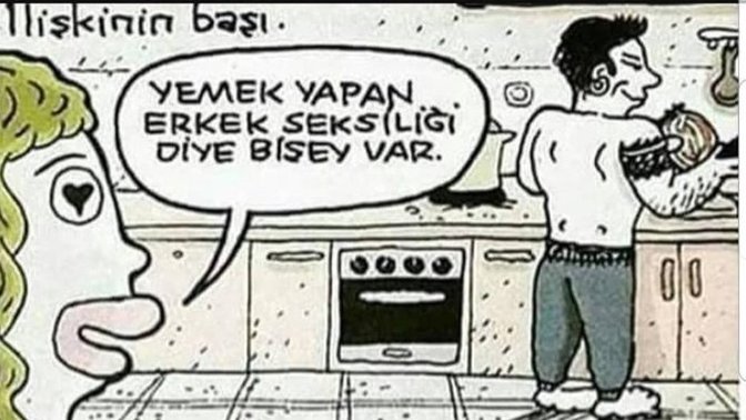 "Yemek yapabilen erkek çekiciliği" diye bir şey var mı?
