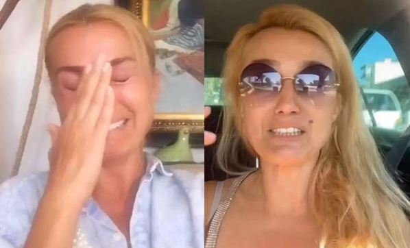 Manavgatta çıkan yangında felç geçirdiğini söyleyen Tuğba Özay ertesi gün açılışa katıldı! Sizce şov muydu?