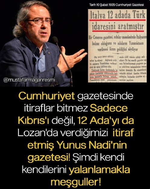 Kıbrıs ve 12 ada lozanda gitmiş ne düşünüyorsunuz?