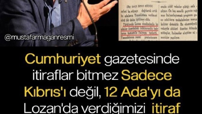 Kıbrıs ve 12 ada lozanda gitmiş ne düşünüyorsunuz?