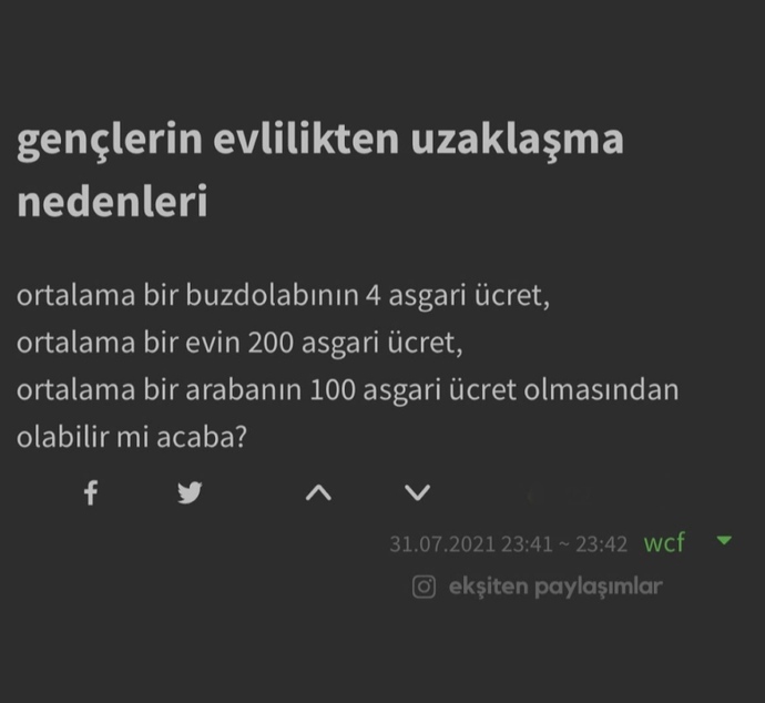 Sizce gençlerin evlilikten uzaklaşma nedenleri nedir?