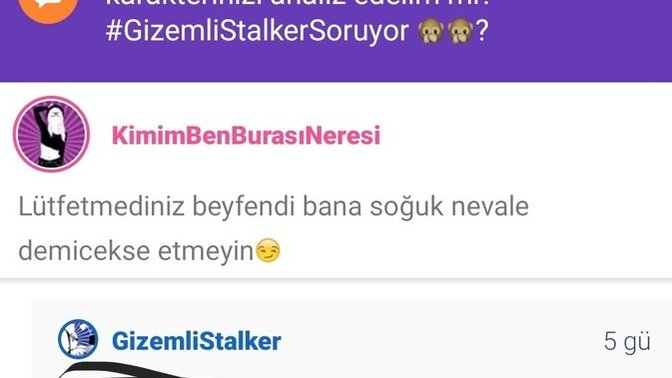 KS üyecikleri, Şanslı mısınız yoksa şanssız mı, söyleyeyim mi? #GizemliStalkerSoruyor 🙊🙊?
