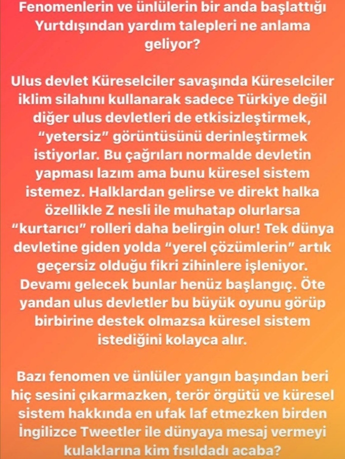 Ülkemizde çıkan yangınlar için #helpturkey etiketiyle bir yardım kampanyası başlatıldı. Bu kampanyaya siz de katılır mısınız?