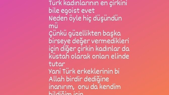 Burda yazılanların nesi yanlış?