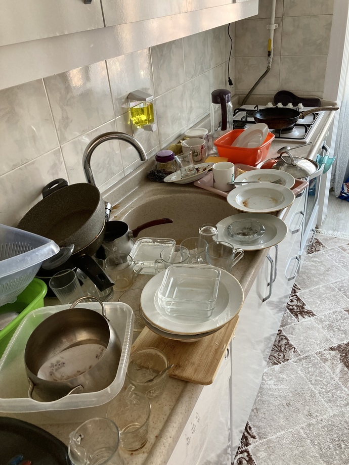 Şu mutfağı toparlamam için bana gerekli motivasyonu sağlar mısınız?