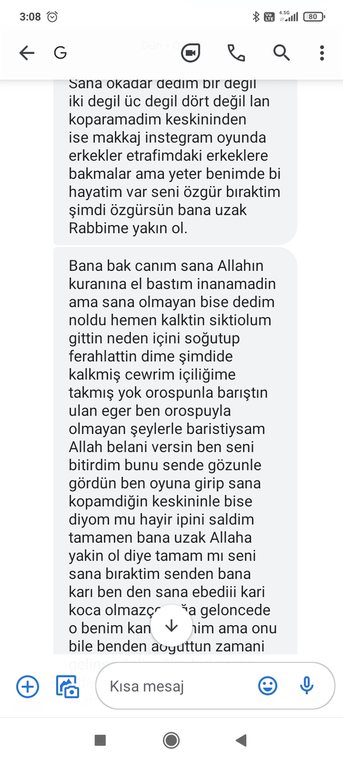 Oyundaki keskin muhabbeti oynadığım çocuk