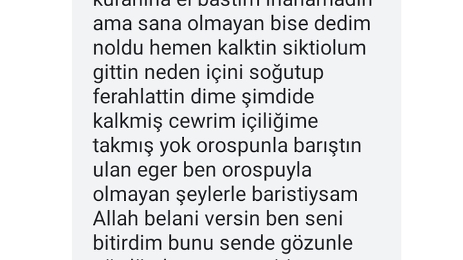 Eski eşimle ilgili ne düşünüyorsunuz yazdıkları bunlar?