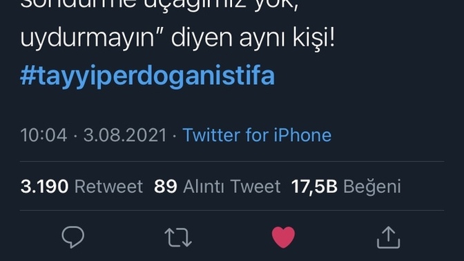 Gündem de #tayyipistifa tagı açılıyor sizce gereken bumu?