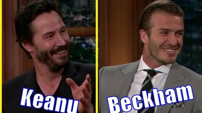 David Beckham mı daha yakışıklı Keanu Reeves mi? 