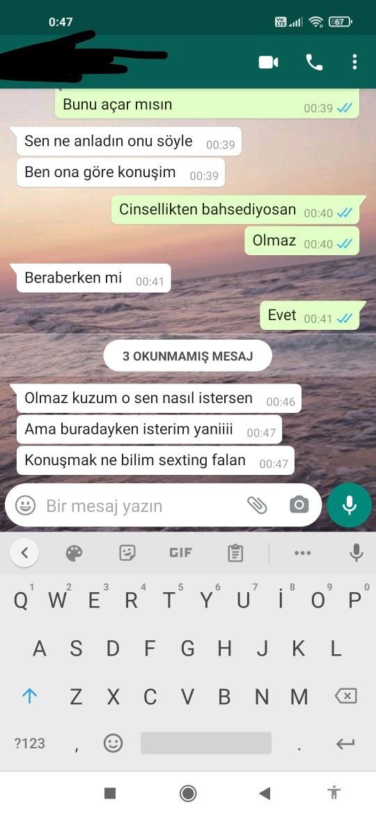 Sabah bu çocukla olur mu diye sormuştum?