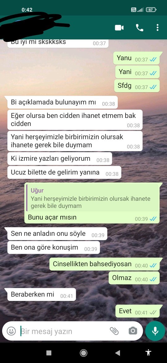 Sabah bu çocukla olur mu diye sormuştum?