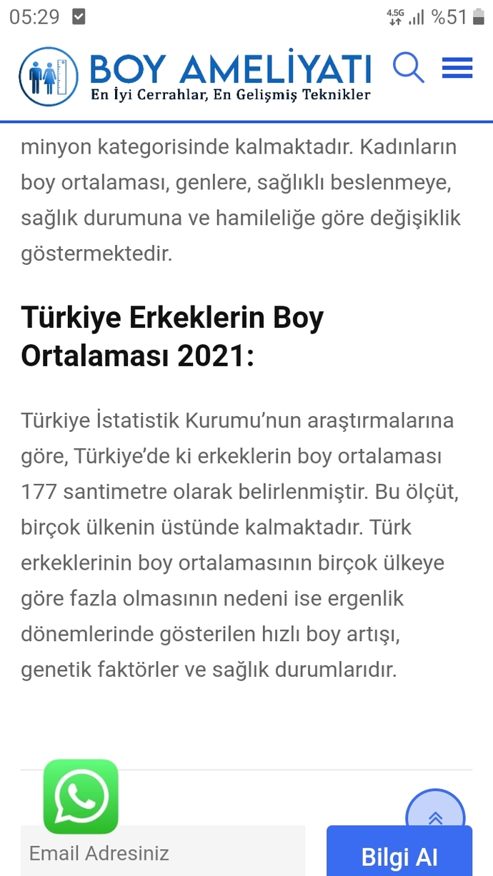 1.76 erkek için kısa boy mu?