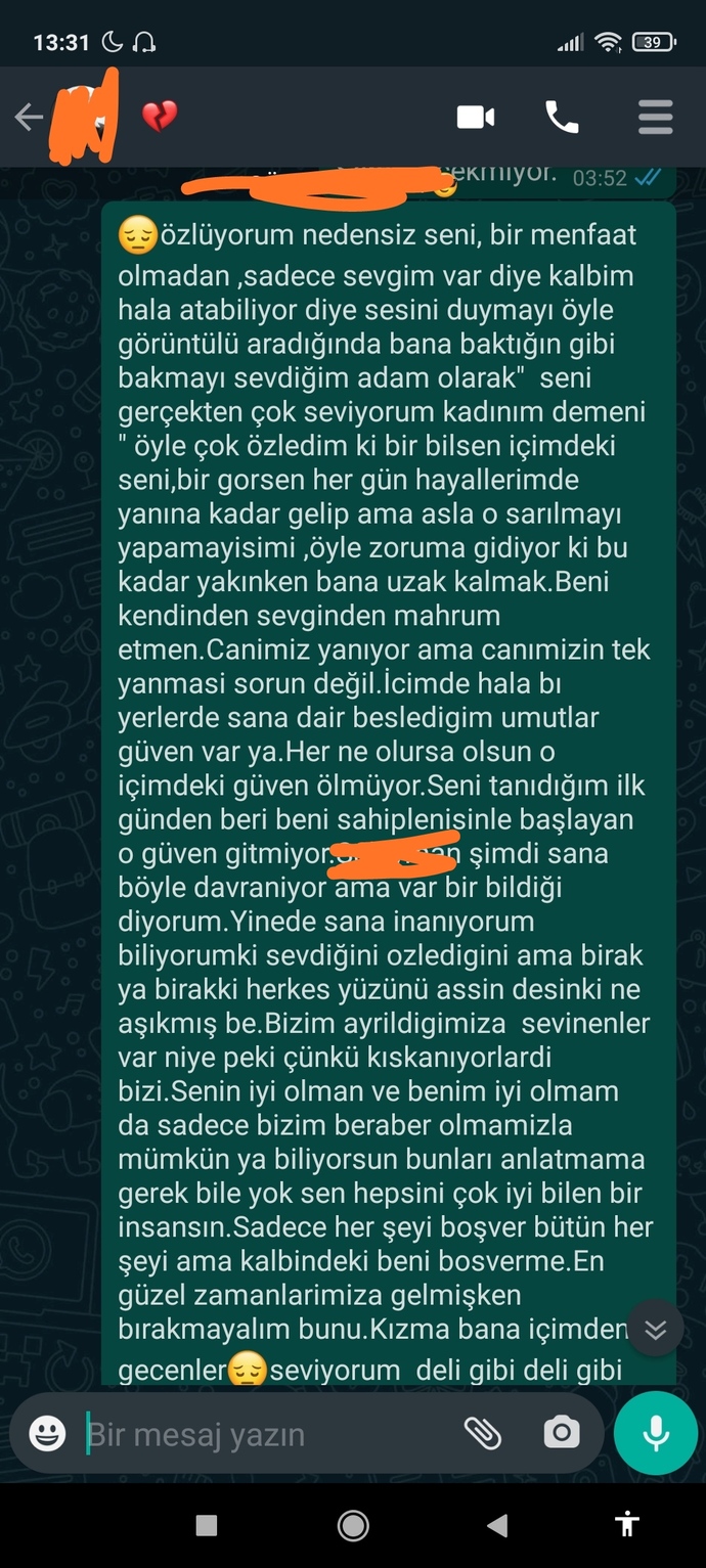 2 senelik ilişkiyi bı anda bitirdi çok canım yanıyor çok üzülüyorum geri dönmem dedi pişman olursam öleyim dedi ne yapacam ben?