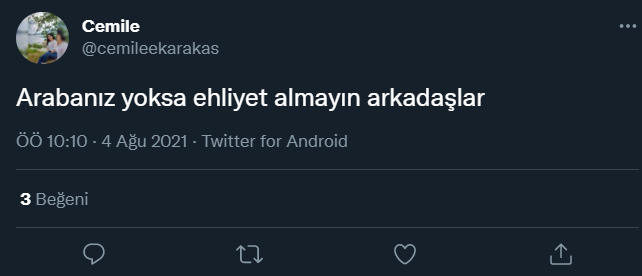 Araba alınmayacaksa ve sürülmeyecekse ehliyet alınmamalı mı?