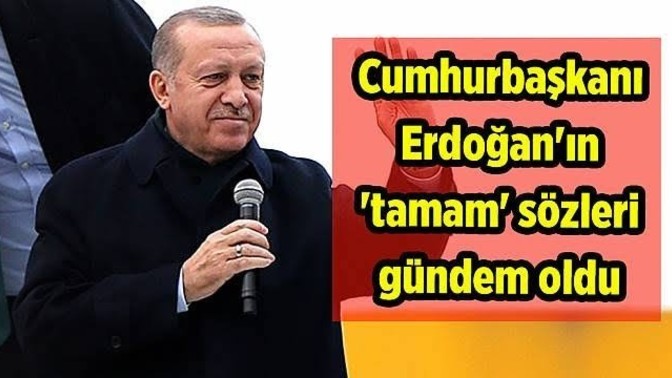 Cumhurbaşkanı "Milletimiz tamam derse gideriz" demiş, Twitter "Tamam/devam" tweetleriyle yıkılıyor. Siz ne diyorsunuz?