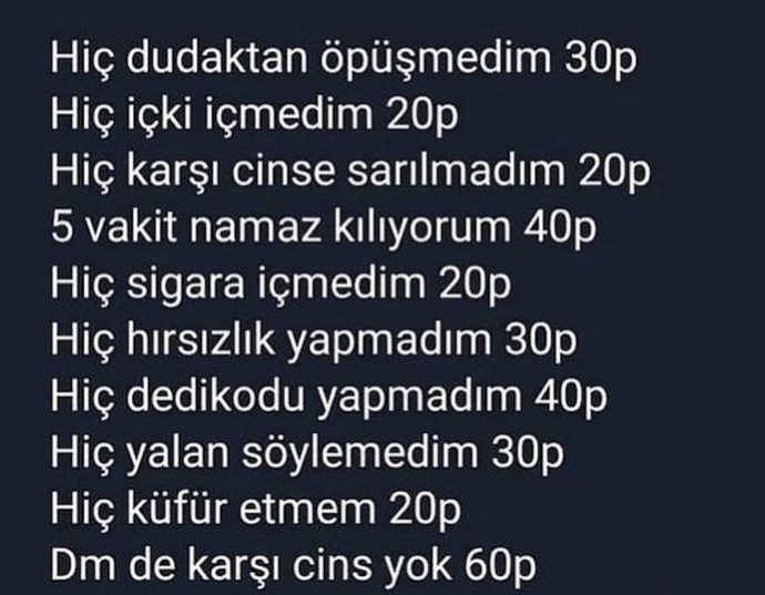 Ne kadar masumsunuz?