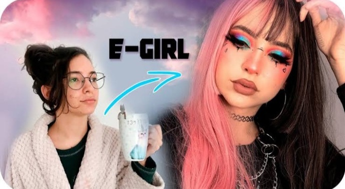 E Girl makyajı