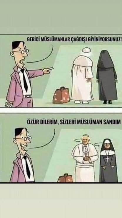 Tesettüre girmiş veya peçe takan kadınlara neden geri kafalı muamelesi yapılıyor?