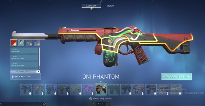KS Gamer Discord sunucusunda kazandığım çekiliş ile skin aldım, nasıl duruyor?