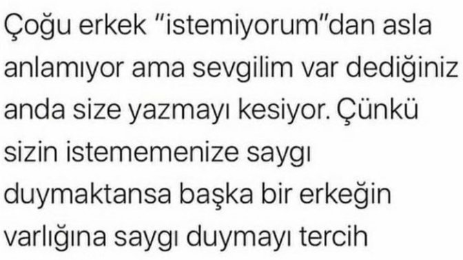 Hayır'dan anlamayan karşı cinsi uzaklaştırmanın yolları nelerdir?