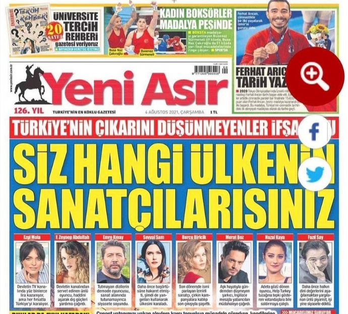 Yeni Asırdan ünlülere tepki! Ne diyorsunuz bu tepkisine?