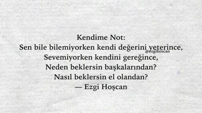 Her şeyin başında kendini sevmek varken insanlar neden bunun farkına varmaz?