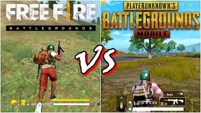 PUBG Mobile vs Free Fire! Sizce hangi oyun daha iyi?