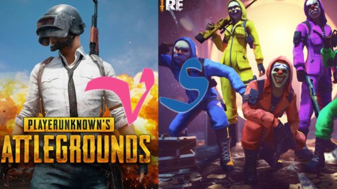 PUBG Mobile vs Free Fire! Sizce hangi oyun daha iyi?