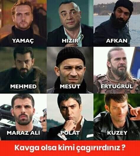 Kavganız var hangi elemanı çağırırdınız😃?