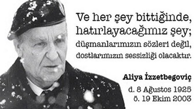 Bugün "Bilge Kral" Aliya İzzetbegoviç'in doğum günü! Sizce İzzetbegoviç, başarılı bir lider miydi?