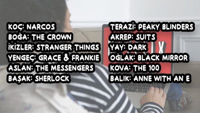 Burcuna göre hangi Netflix dizisini izlemelisin?