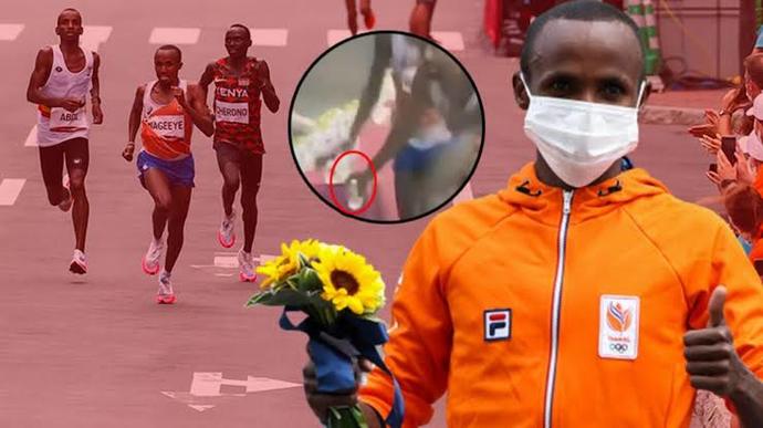 Olimpiyat oyunlarında tepki çeken haraket! Su şişelerini devirdi, rakiplerinin su almasını engelledi! Ne düşünüyorsunuz?