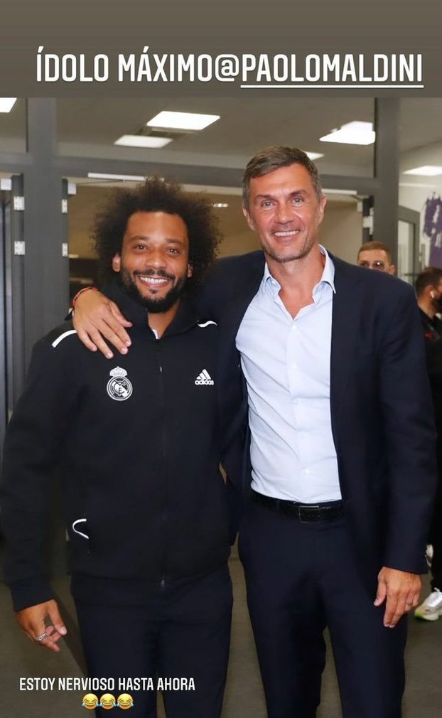 Paolo Maldiniyi gören Marcelo fotoğraf çektirmek istedi! Siz hangi yaşayan efsaneyle fotoğraf çektirmek isterdiniz?