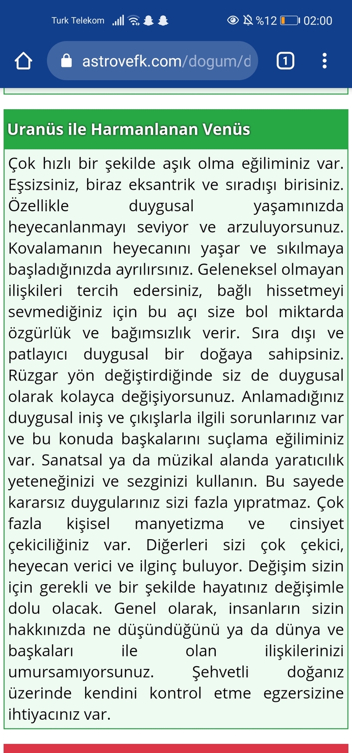 Venüs burcunuz nedir?