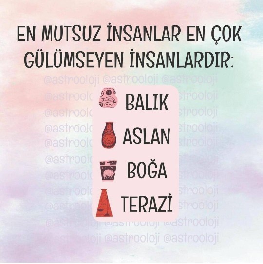 Acaba senin burcun hangi listede?