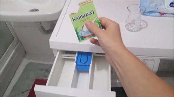 Çamaşır makinesi deterjan sekmesi